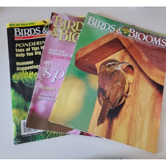 Birds & Blooms Magazine Lot of 3 Mixed Issues From 2000 2006 2011 - Picture 1 of 10